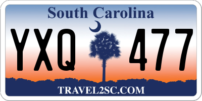 SC license plate YXQ477
