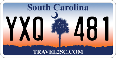 SC license plate YXQ481