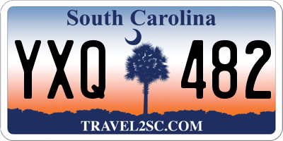 SC license plate YXQ482