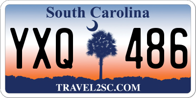 SC license plate YXQ486