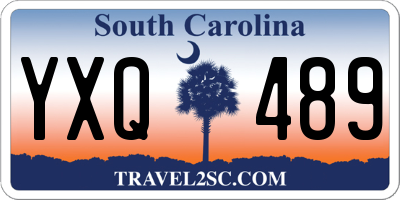 SC license plate YXQ489