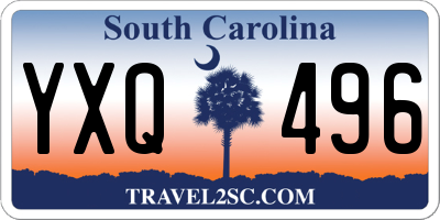 SC license plate YXQ496