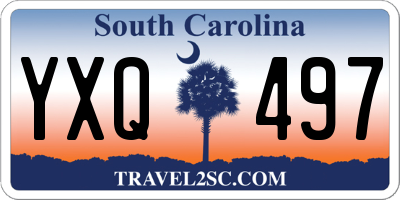 SC license plate YXQ497