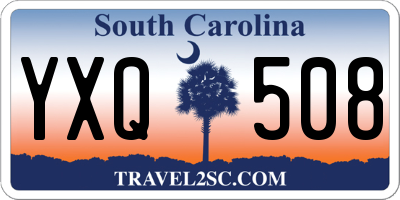 SC license plate YXQ508
