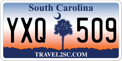 SC license plate YXQ509