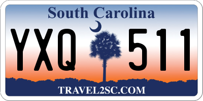 SC license plate YXQ511