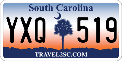 SC license plate YXQ519