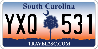 SC license plate YXQ531