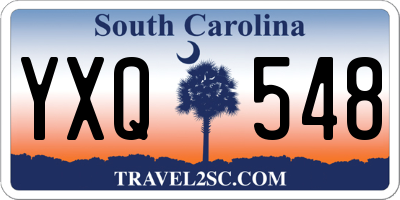 SC license plate YXQ548