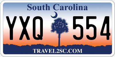 SC license plate YXQ554