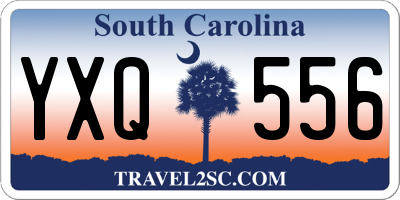 SC license plate YXQ556