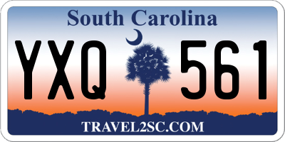 SC license plate YXQ561