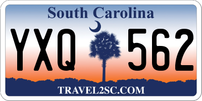 SC license plate YXQ562