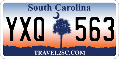 SC license plate YXQ563