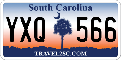 SC license plate YXQ566