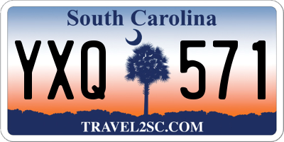 SC license plate YXQ571