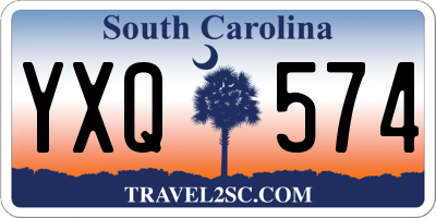 SC license plate YXQ574