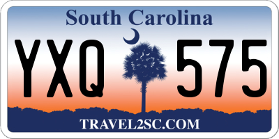 SC license plate YXQ575
