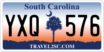 SC license plate YXQ576