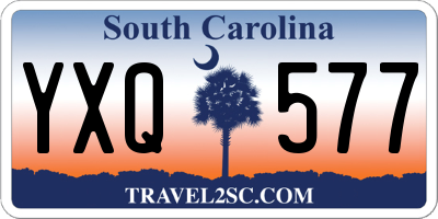 SC license plate YXQ577