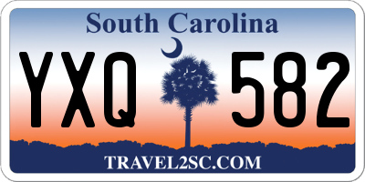SC license plate YXQ582