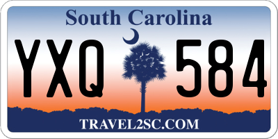SC license plate YXQ584