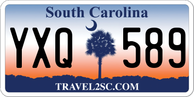 SC license plate YXQ589