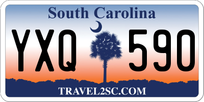 SC license plate YXQ590