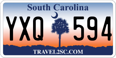 SC license plate YXQ594