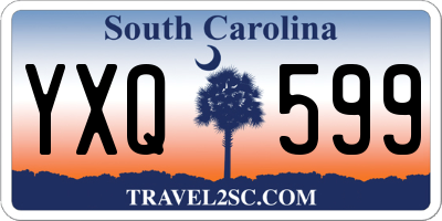 SC license plate YXQ599