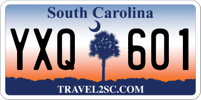 SC license plate YXQ601
