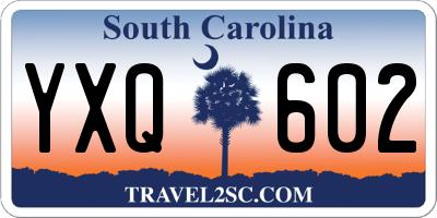 SC license plate YXQ602