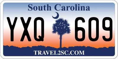 SC license plate YXQ609