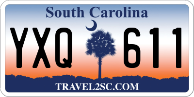 SC license plate YXQ611