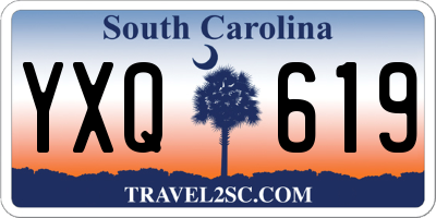 SC license plate YXQ619