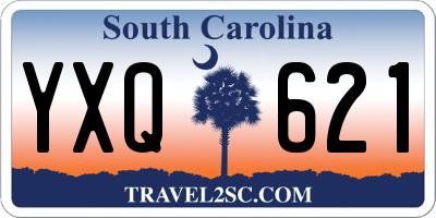 SC license plate YXQ621