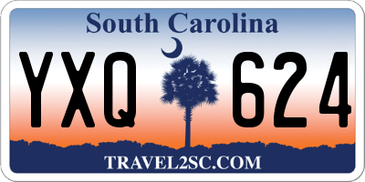 SC license plate YXQ624