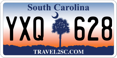 SC license plate YXQ628