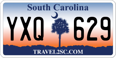 SC license plate YXQ629