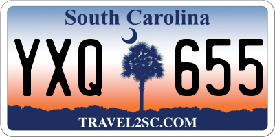 SC license plate YXQ655