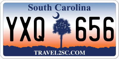 SC license plate YXQ656