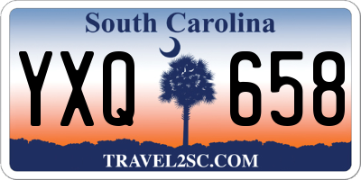 SC license plate YXQ658