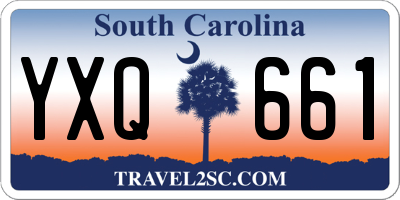 SC license plate YXQ661