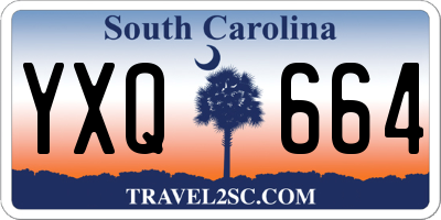 SC license plate YXQ664
