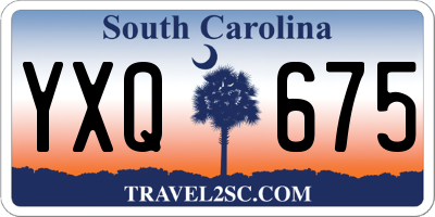 SC license plate YXQ675