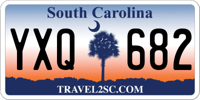 SC license plate YXQ682