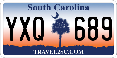 SC license plate YXQ689
