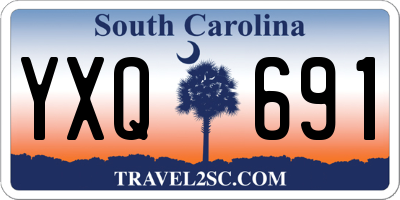 SC license plate YXQ691