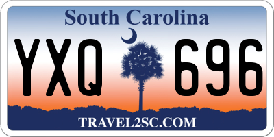 SC license plate YXQ696