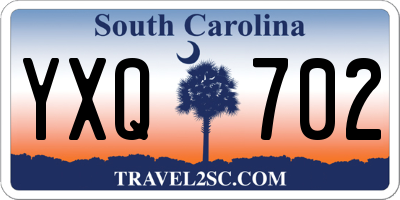 SC license plate YXQ702